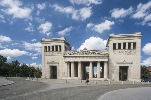 Propyläen Koenigsplatz Munich Bavaria southern Germany Europe