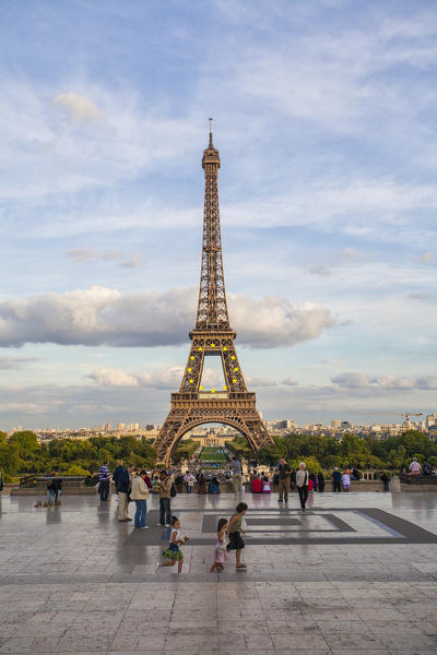 The Eiffel Tower Champ de Mars Paris France Europe