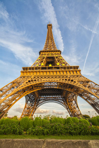The Eiffel Tower Champ de Mars Paris France Europe