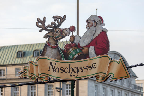 Christmas decorations at the Town Hall Square Rathaus Altstadt quarter Hamburg Germany Europe