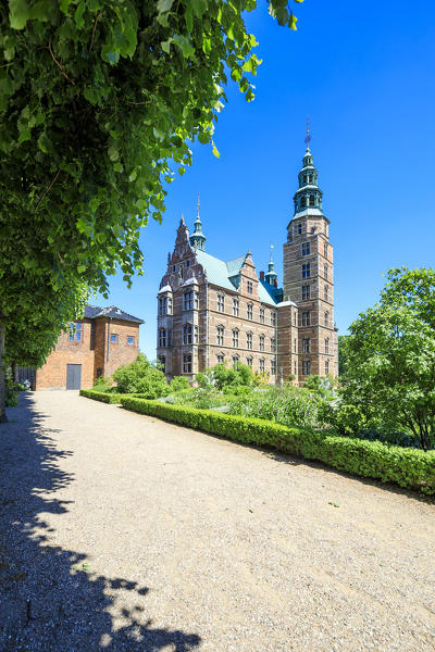 Rosenborg Castle built in the Dutch Renaissance style, Copenhagen, Denmark