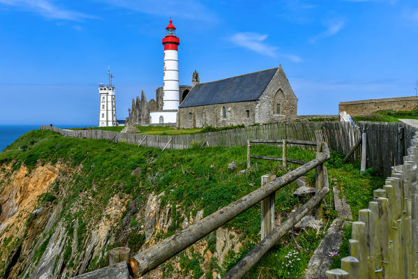 Pointe de Saint Mathieu lighthouse, Route des Phares,lighthouse route, Britanny, France