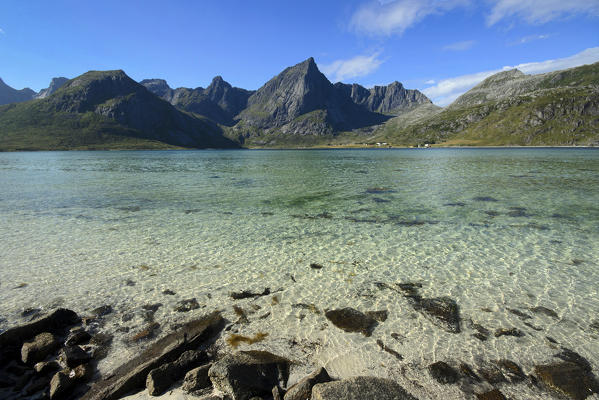 Lofoten Island, E10 Road, between Vareid and Ramberg, Norway, Europe