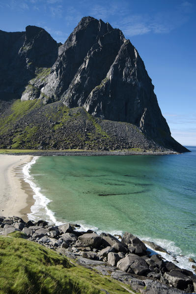  kvalvika beach, Lofoten Island,Norway, Europe, 