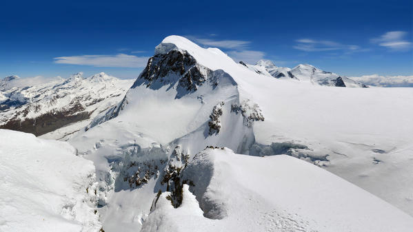 Breithorn from Piccolo Cervino (klein matterhorn), Aosta Valley, Europe