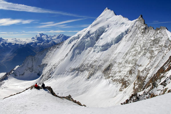 Weisshorn from Bishorn,Switzerland, Europe