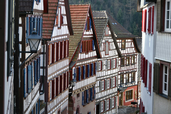 Half timbered houses at Schiltach , Black Forest (Schwarzwald),Germany