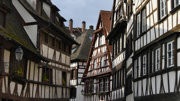 Half timbered houses,Strasbourg,Alsace, France
