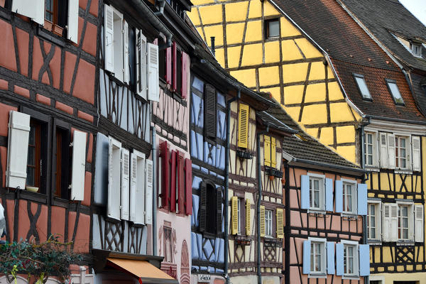 Colorful half timbered houses, Colmar, France