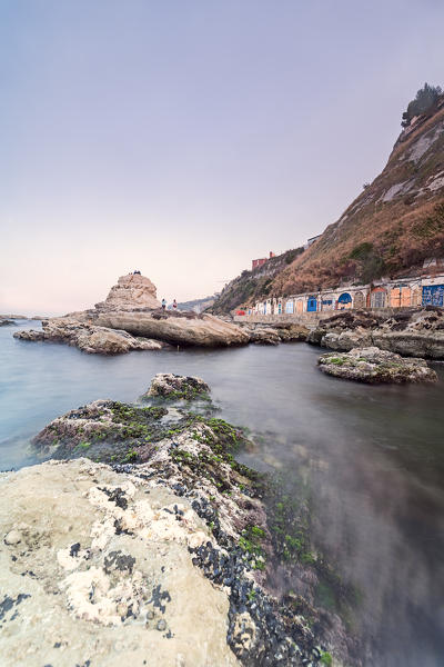 Passetto coast at sunset, Ancona,Marche,Italy