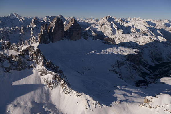 Natural park of Sexten Dolomites. Bolzano province, Trentino Alto Adige region, Italy, Europe 