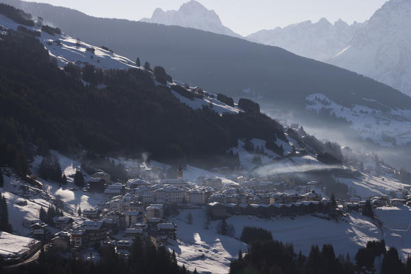 The country of Dosoledo, Comelico Superiore. Belluno province, Veneto region, Italy, Europe. 