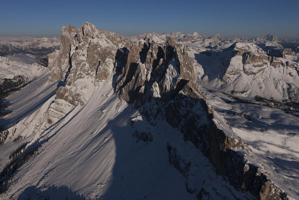 The Odle group. Odle-Puez natural park, dolomites. Bolzano province, Trentino Alto-Adige region. Italy, Europe