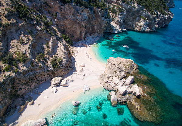 Cala Mariolu beach, Baunei, Ogliastra province, Sardinia, Italy, Europe.
