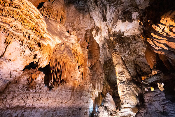 Grotta Su Marmuri, Ulassai, Nuoro province, Sardinia, Italy,Europe.