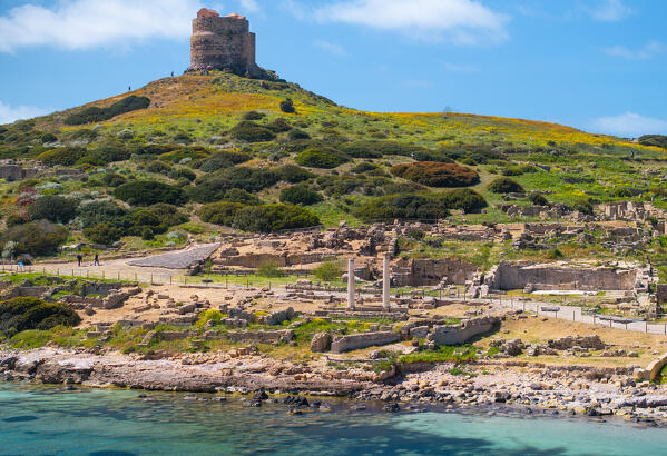 Tharros, San Giovanni di Sinis, Oristano province, Sardinia, italy, europe.