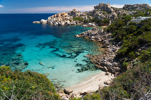 Cala Spinosa beach, Capo Testa, Santa Teresa di Gallura, Sassari province, Sardinia, Italy, Europe.