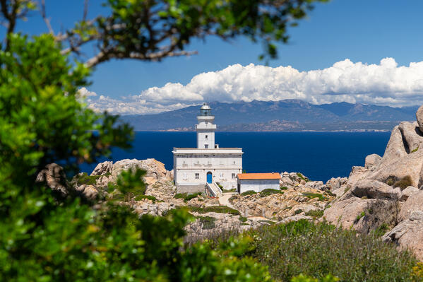 Lighthouse of Capo Testa, Santa Teresa di Gallura, Sassari province, Sardinia, Italy, Europe.