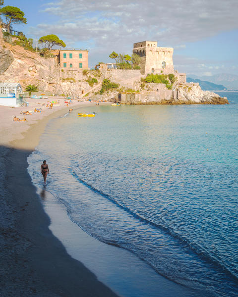 Spending the afternoon in the beach of Erchie, Salerno province, Campania, Italy, Europe