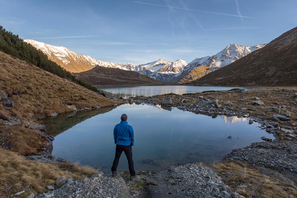 Rifflsee, Mandarfen,St.Leonhard in Pitztal, Imst district, Tirol region, Austria