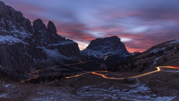 Grödner Joch, Bolzano province, Trentino - Alto Adige, Italy, Europe 