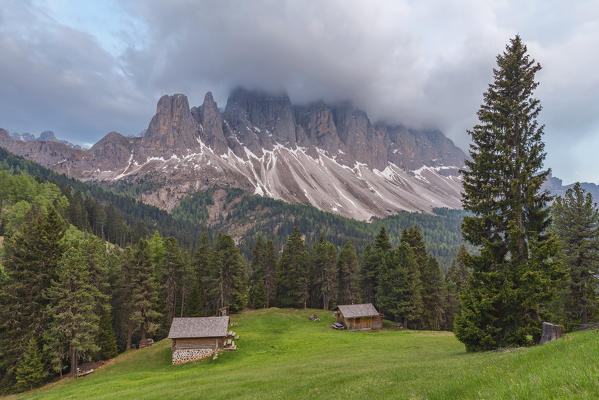 Gampenwiese, Gampen Alm, Val di Funes - Villnoesser Tal, Suedtirol - Alto Adige - South Tyrol, Italy, Europe