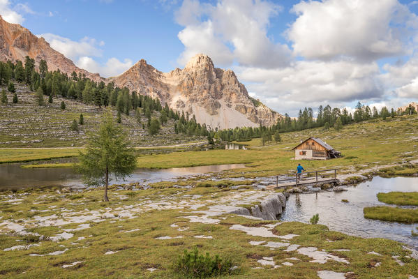 Rifugio Lavarella, Parco Naturale Fannes - Sennes - Braies, San Vigilio di Marebbe, Bolzano, Bozen, Italy, Europe