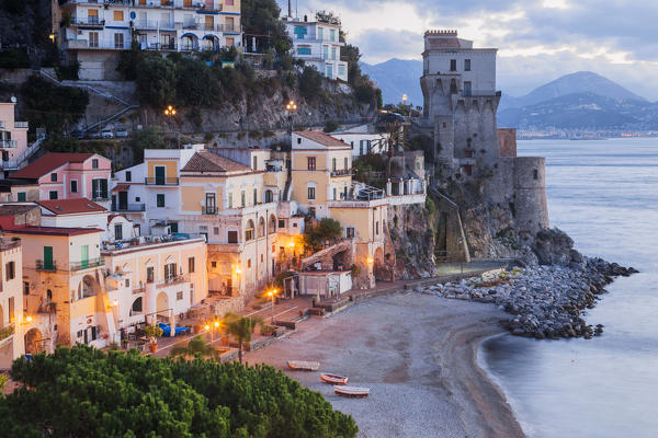 Cetara at dawn, Salerno province, Campania, Italy, Europe