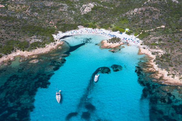 The Spiaggia del Principe in the heart of the Costa Smeralda (Arzachena, Olbia-Tempio province, Sardinia, Italy, Europe)