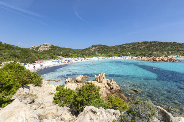 The Spiaggia del Principe in the heart of the Costa Smeralda (Arzachena, Olbia-Tempio province, Sardinia, Italy, Europe)