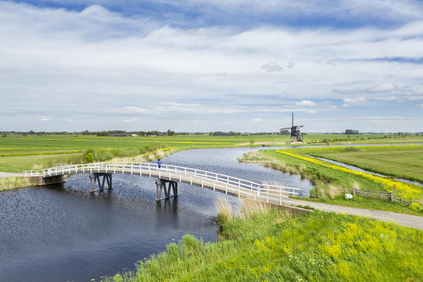 The windmills of Broekmolen (Molenlanden municipality, South Holland, Netherlands) (MR)