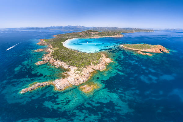 The beach of Capo Coda Cavallo (San Teodoro, Sassari province, Sardinia, Italy, Europe)