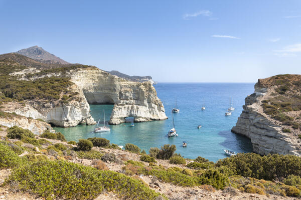 Kleftiko (Plaka, Milos Island, Cyclades Islands, Greece, Europe)