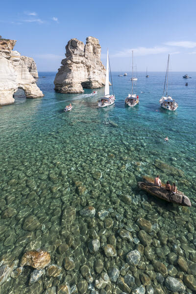 Kleftiko (Plaka, Milos Island, Cyclades Islands, Greece, Europe)