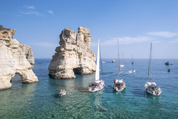 Kleftiko (Plaka, Milos Island, Cyclades Islands, Greece, Europe)
