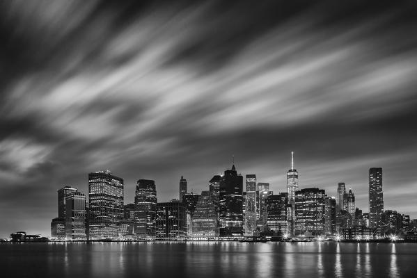Lower Manhattan skyline (Brooklyn, New York City, New York, United States of America)