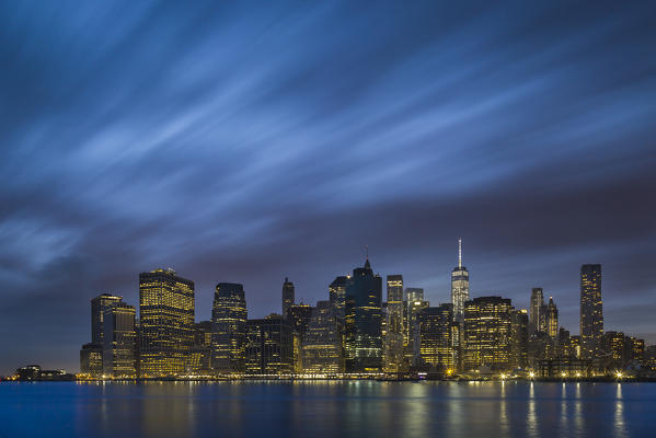 Lower Manhattan skyline (Brooklyn, New York City, New York, United States of America)