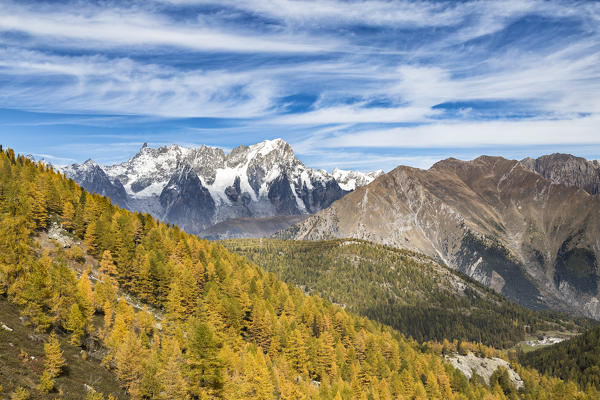 The Grandes Jorasses (Lake Arpy, Morgex, Aosta province, Aosta Valley, Italy, Europe)
