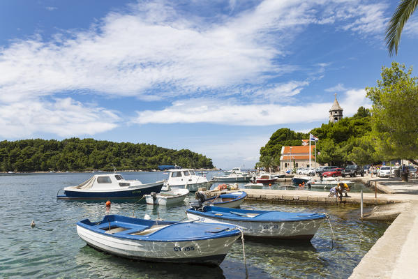 Cavtat village and harbor (Konavle, Dubrovnik, Dubrovnik-Neretva county, Dalmatia region, Croatia, Europe)