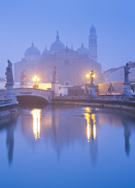 foggy dawn in Padua, Veneto, Italy.