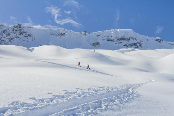 Ski mountaineering at Roger pass - British Columbia - Canada