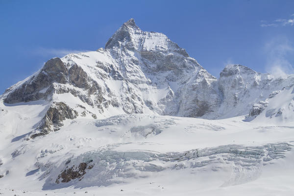  Matterhorn West side view. Zermatt, Switzerland, Europe