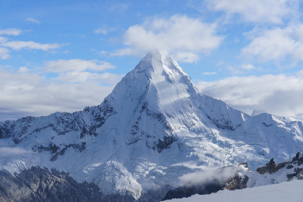 Artesonraju peak from Pisco. Ancasch, Cordigliera Blanca, Peru