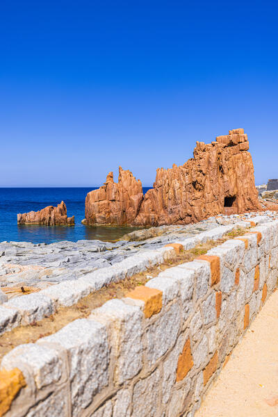 Rocce Rosse, Arbatax, Tortolì, Ogliastra province, Sardinia, Italy, Europe