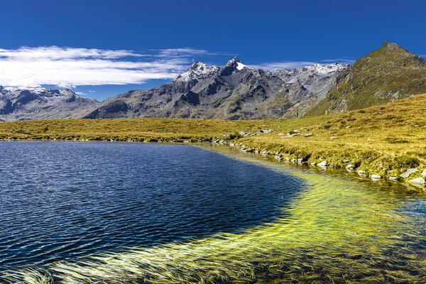 Andossi lake, Valchiavenna, Valtellina, Lombardy, Italy, Europe.