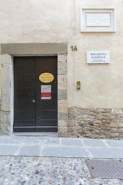 Birth place of the musical composer Gaetano Donizetti. Bergamo, Lombardy, Italy.