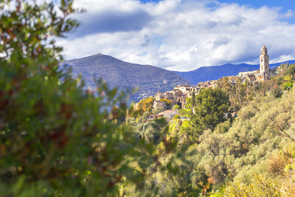 Village of Bussana Vecchia, Sanremo, Province of Imperia, Liguria, Italy, Europe.