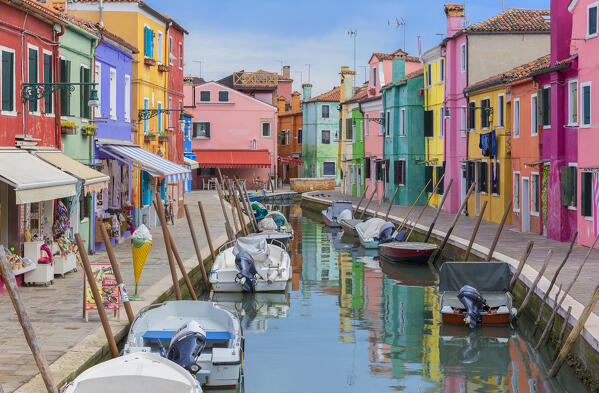 Burano island, Venice, Veneto, Italy, Europe
