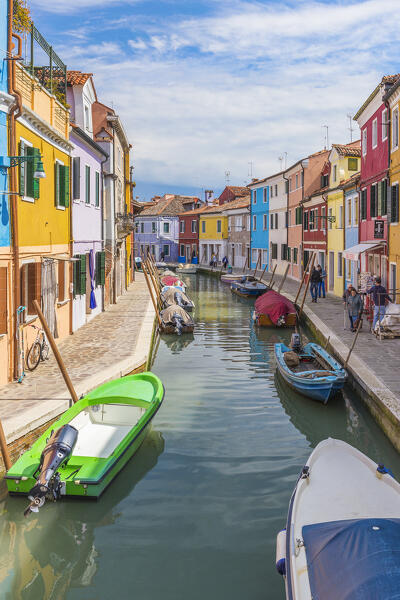 Burano island, Venice, Veneto, Italy, Europe