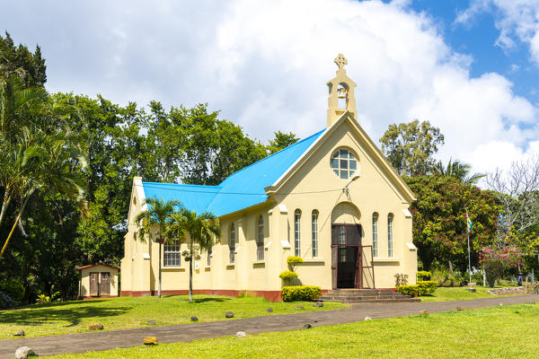 St. Anne church, Chamarel, Black River district, Mauritius, Africa